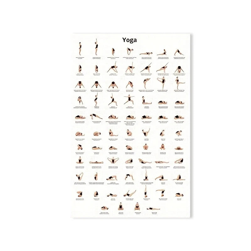 Ashtanga Primary Series Yoga Chart Print