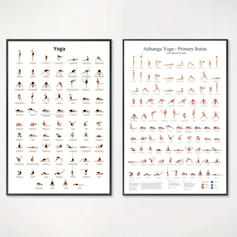 Ashtanga Primary Series Yoga Chart Print